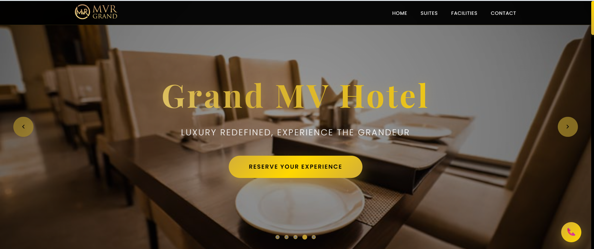 Luxury Hotel Website